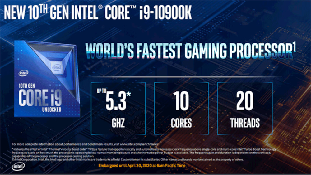 Intel 10th Core Processor - Presentation Slide 02
